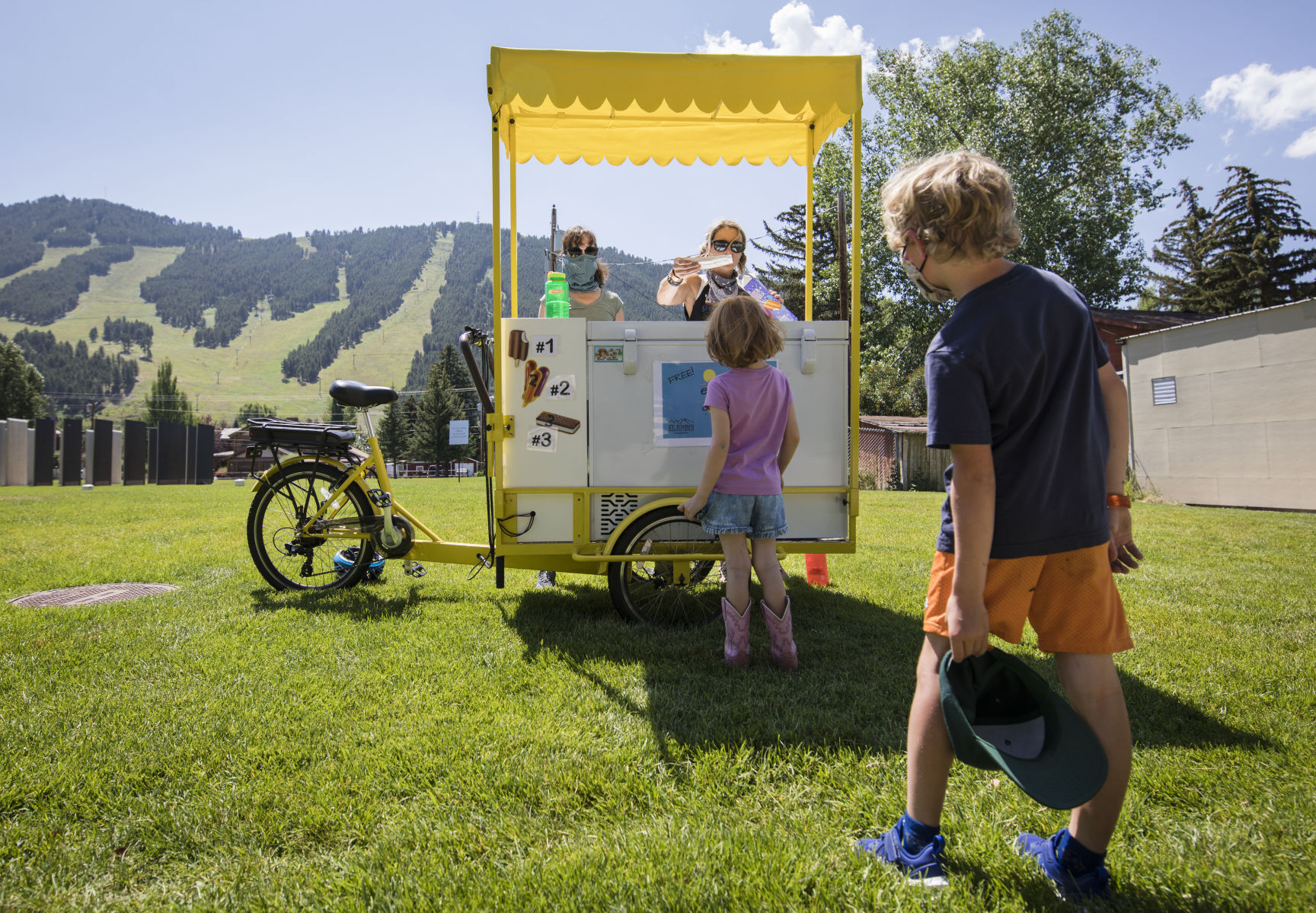 Free ice cream e-bike spreads joy around Jackson